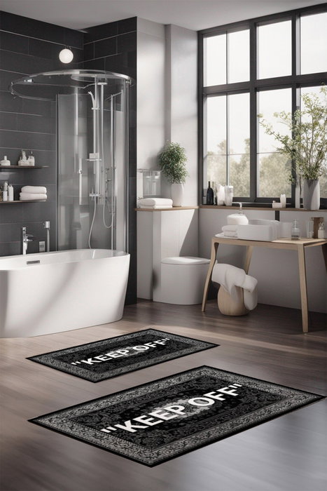 Mijölnir Juego de Alfombrillas de Baño CT-5282 Multicolor